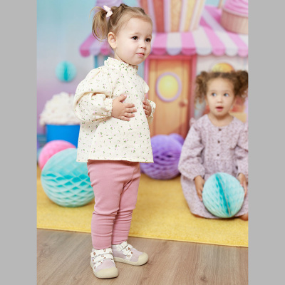 Блузка Розовые цветы Чуди Кидс 506625Ц1-1 экрю 01